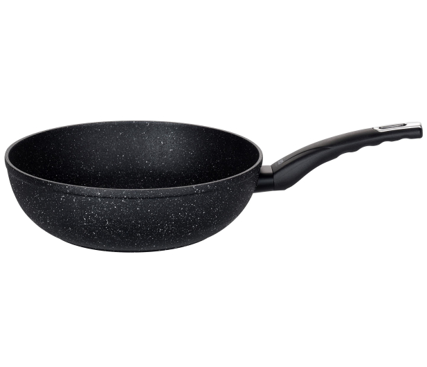 ELO Patelnia aluminiowa typu WOK GRANIT EVOLUTION 28cm -czarna ( - 1466022 - zdjęcie